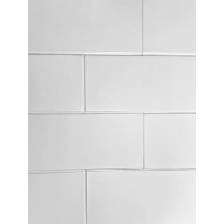 A La Maison Ceilings 39-in x 6-in 12-Pack Plain White Smooth Surface-mount Ceiling Plank, 12PK WP08pw-12